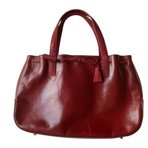 MAXX NEW YORK | Brand New Red Genuine Leather Handbag & Wallet Set | Stunning